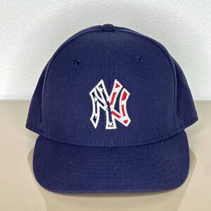 New Era New York Yankees Fitted Hat Cap USA American Flag MLB 59Fifty Size 7 3/8